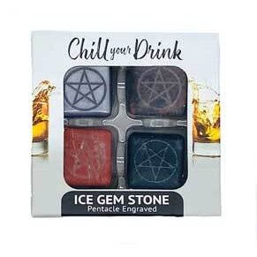 (set of 4) Pentagram ice gemstones