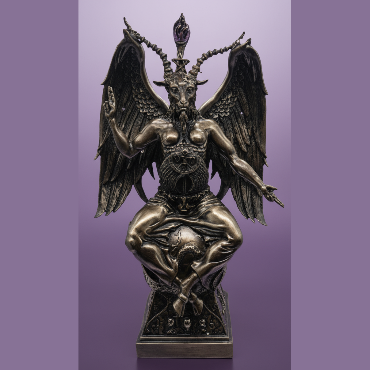 Baphomet Statue - Clean Professional