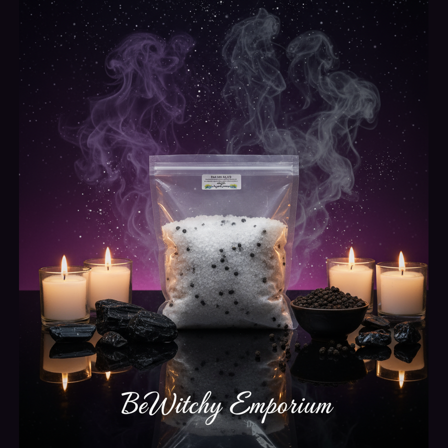 Bath Salt with Peppercorns - Mystical Altar Style