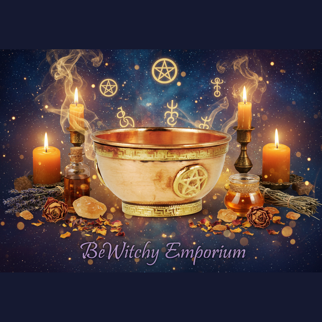 BeWitchy Emporium - Brass Offering Bowl Mystical