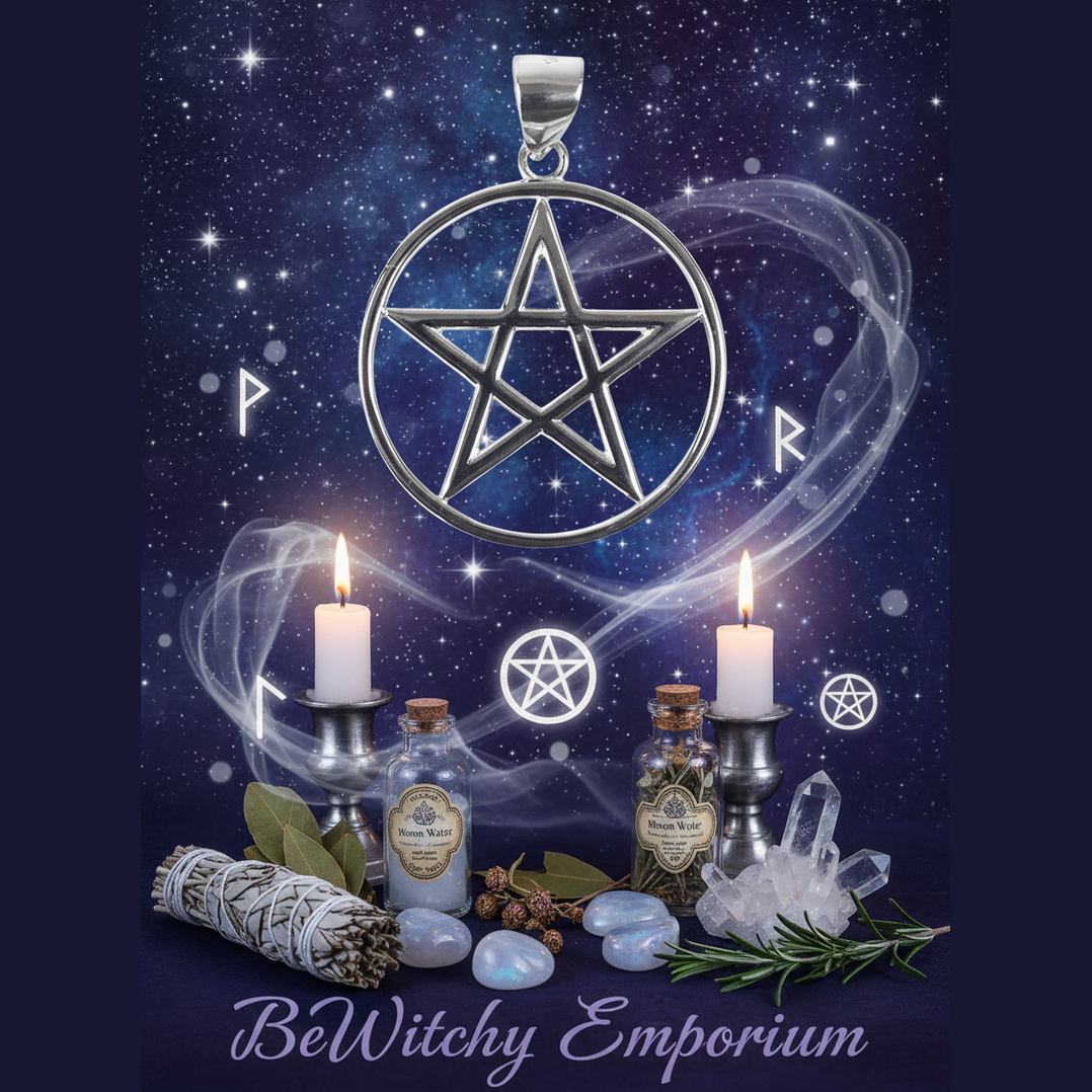 BeWitchy Emporium - Pentacle Pendant Mystical