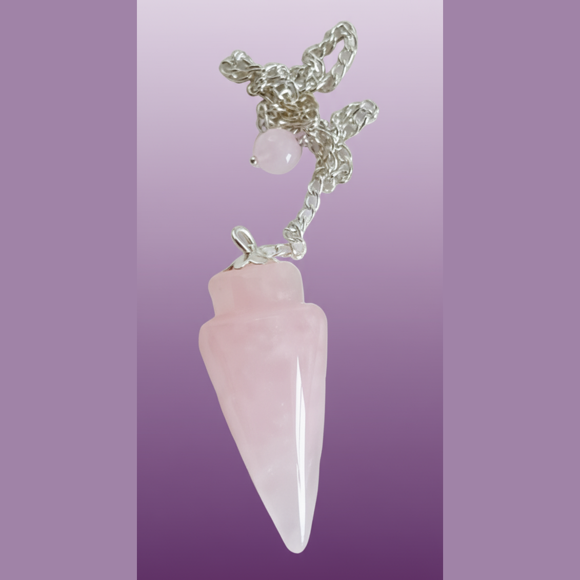 BeWitchy Emporium - Rose Quartz Pendulum Professional