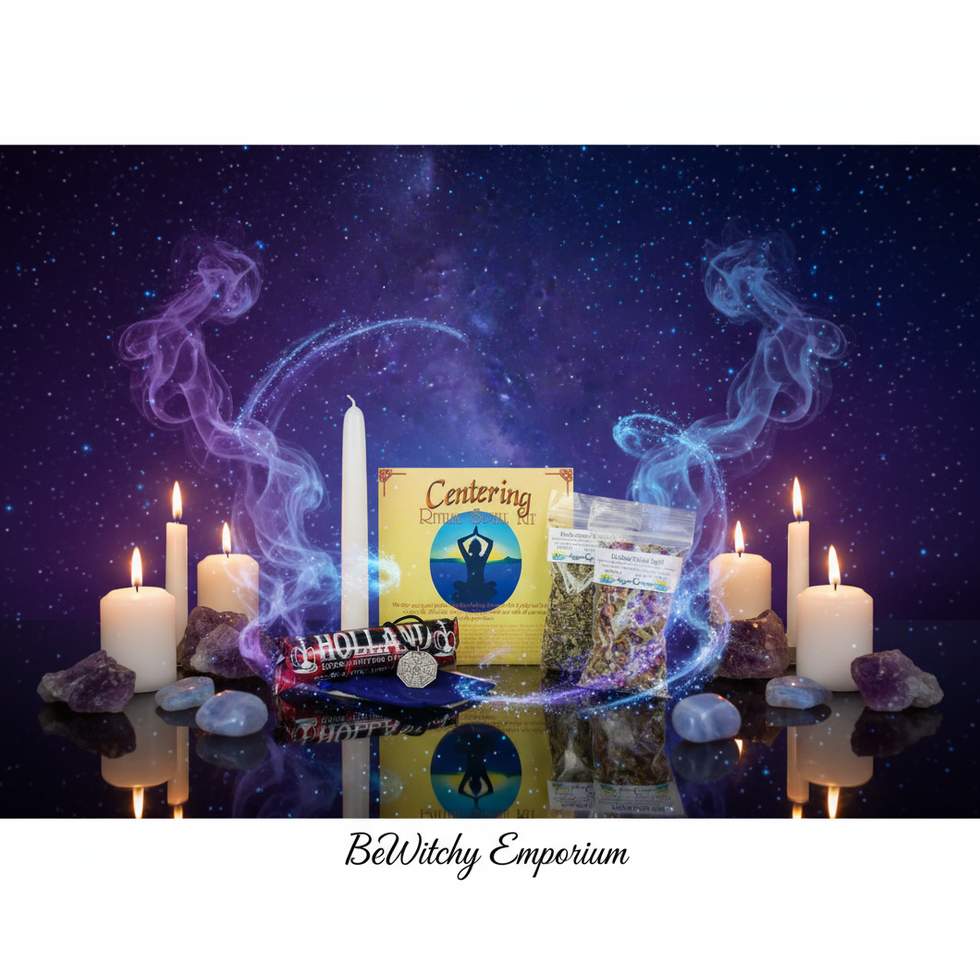 Centering Ritual Kit - Mystical Altar Style