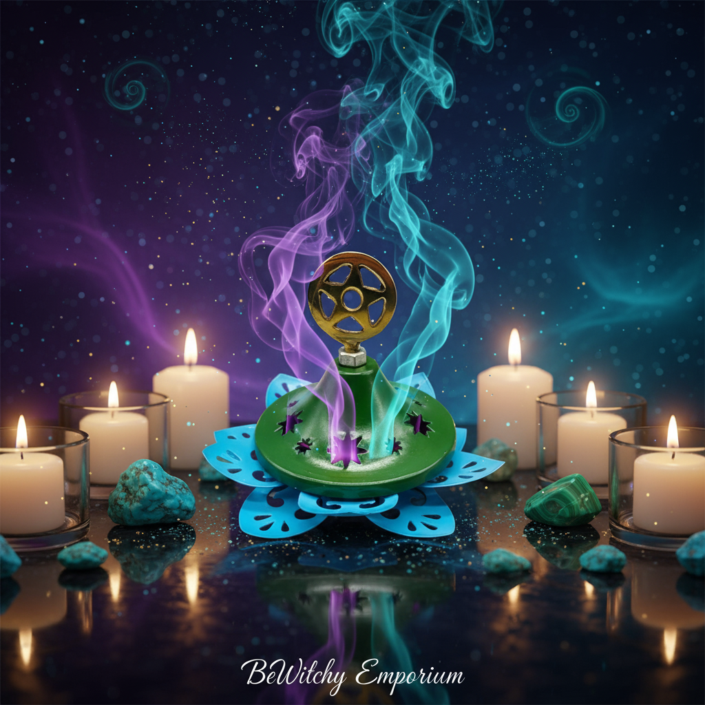 Cone Incense Burner - Mystical Altar Style