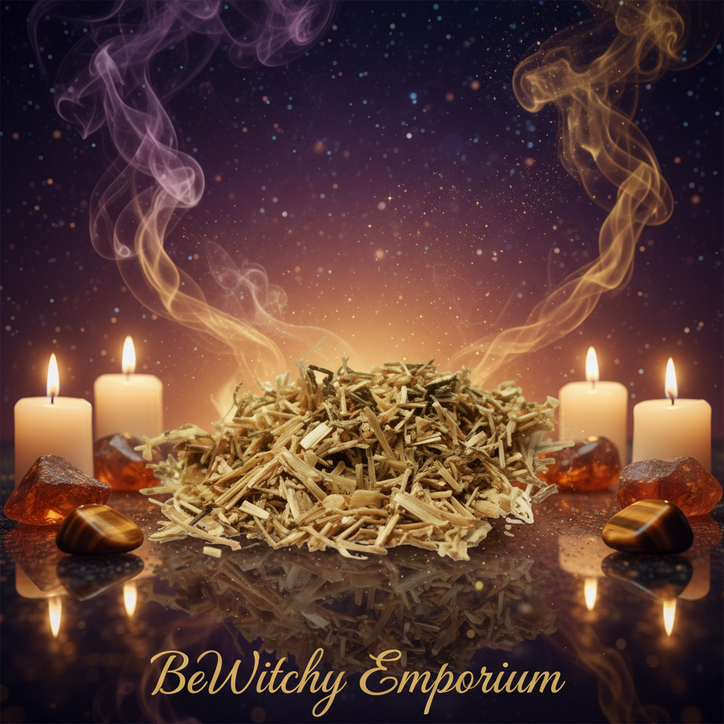 Dried Golden Herbs - Mystical Altar Style