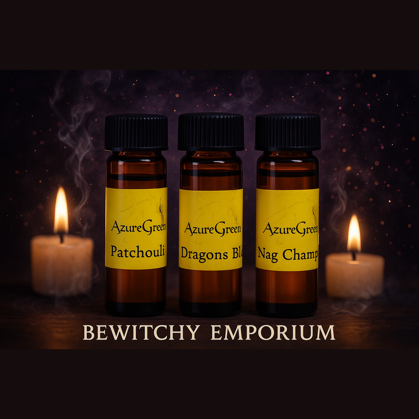 Exact Azure Green essential oils with mystical atmosphere