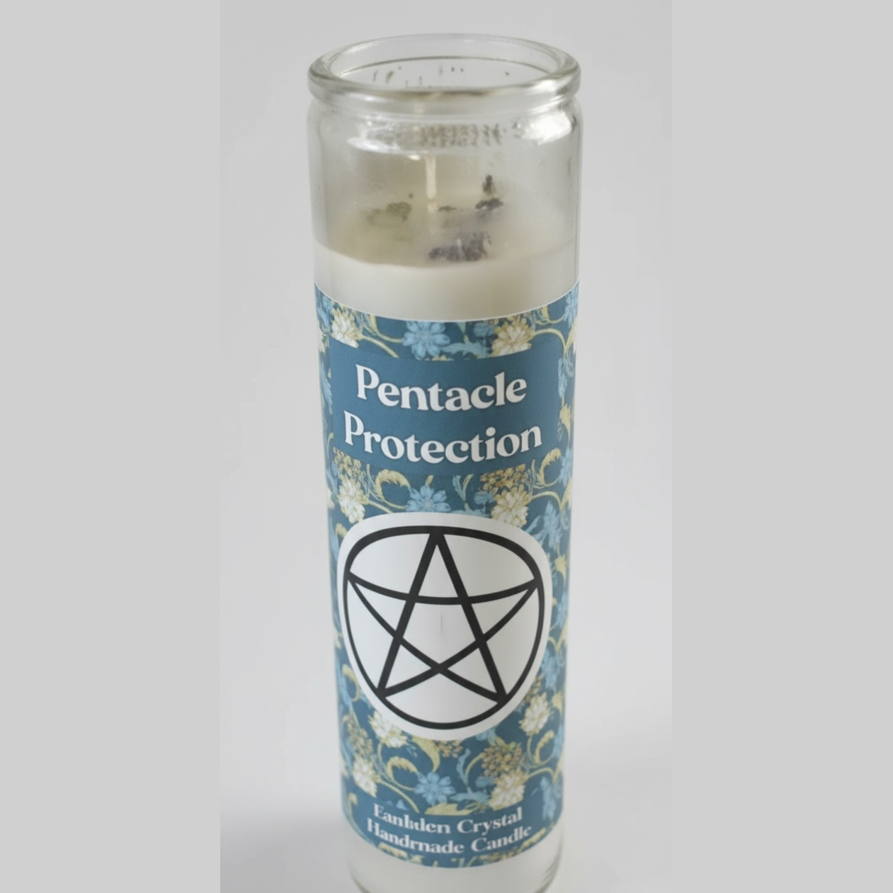 Exact original Pentacle Protection candle with branding