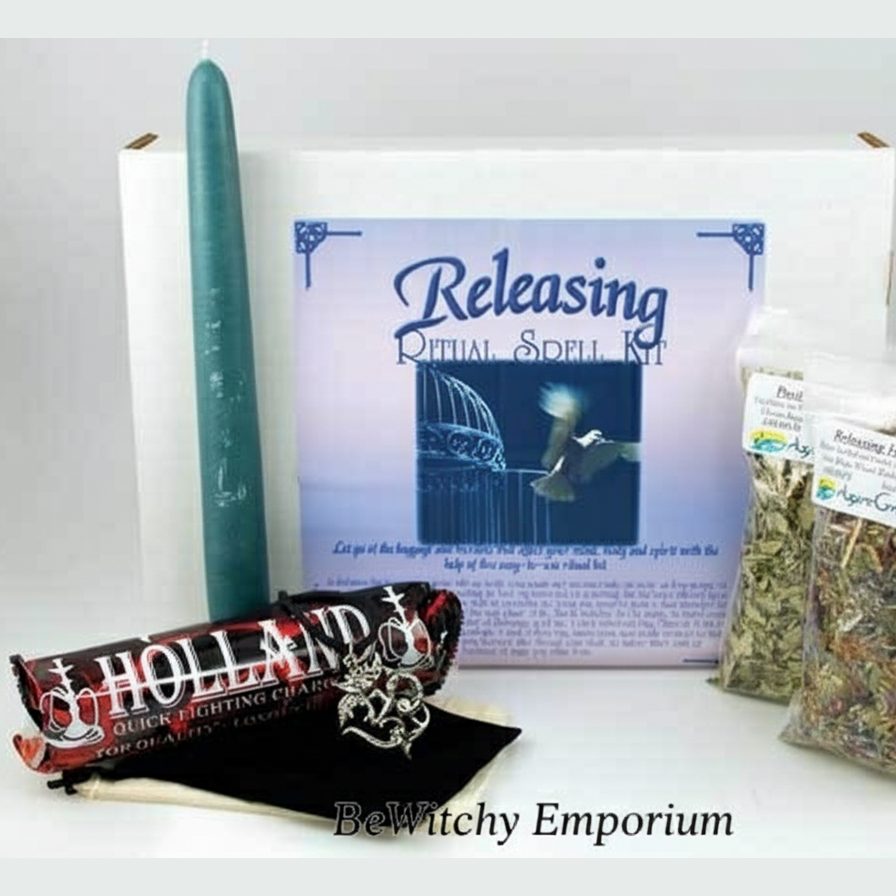 Exact original Releasing Ritual Spell Kit with branding