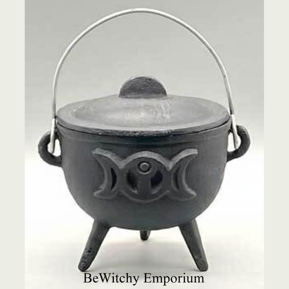 Exact original triple moon cauldron with branding