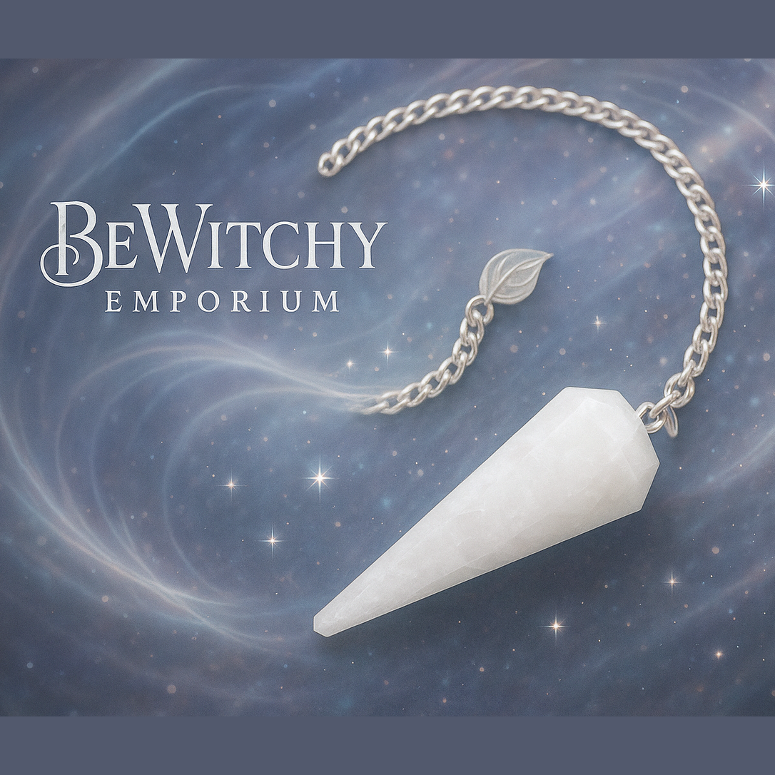 Exact white crystal pendulum with intuitive guidance energy effects