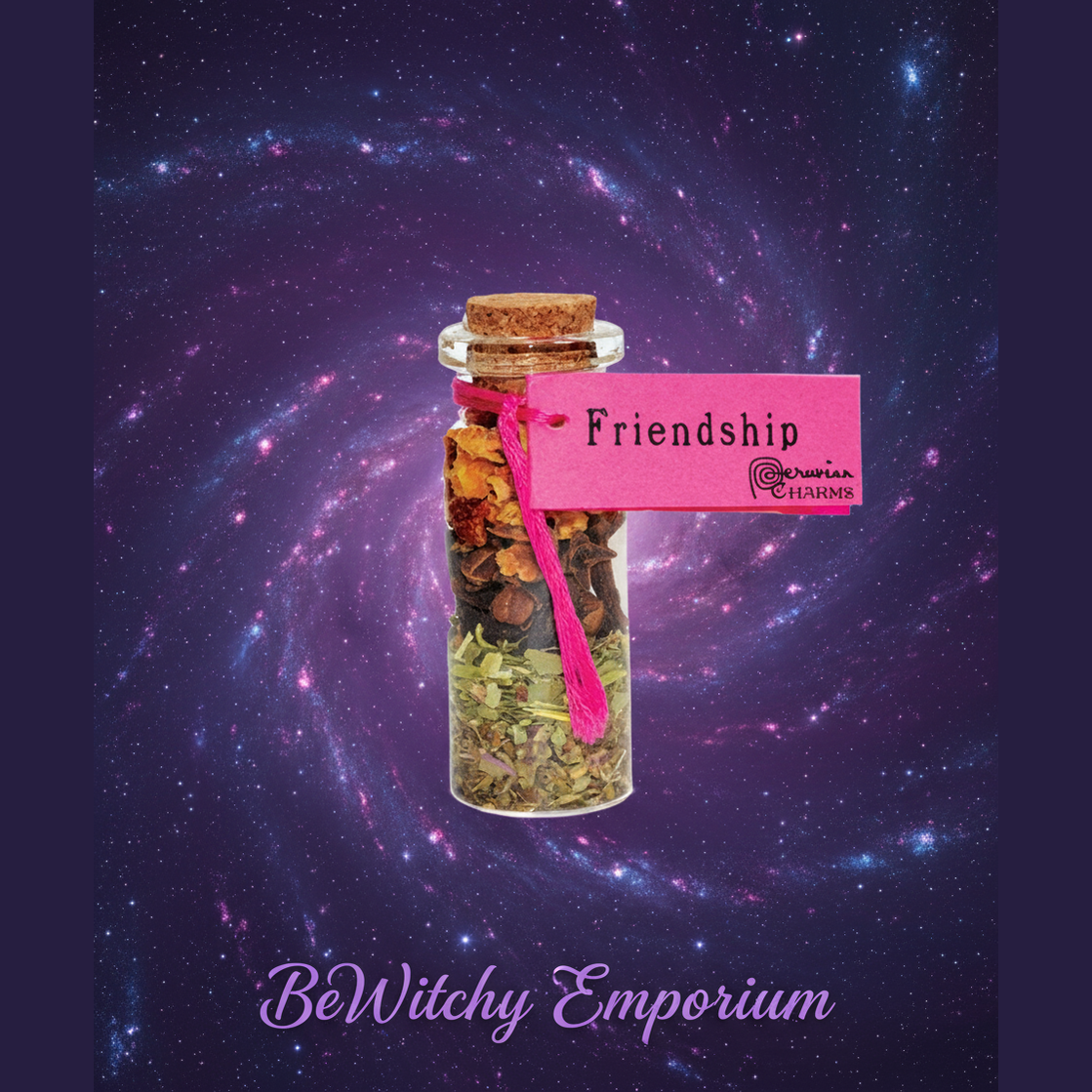 Friendship Spell Bottle - Mystical Starry Night