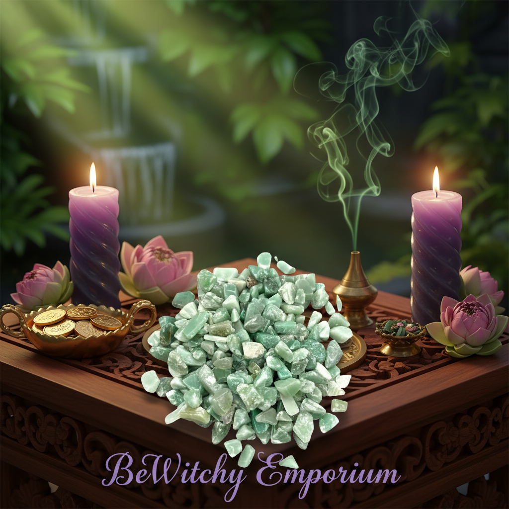 Green Aventurine Tumbled Stones - Luxurious Sanctuary