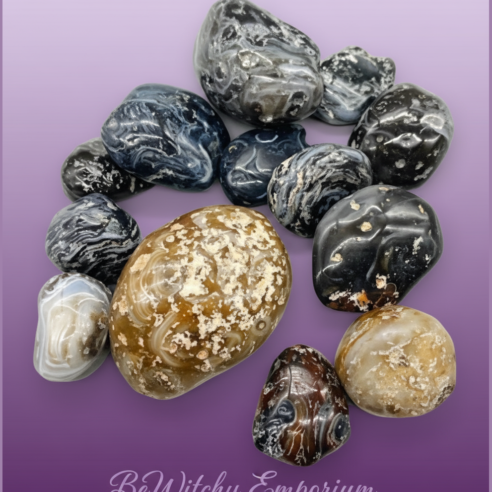 Hematite Tumbled Stones - Professional