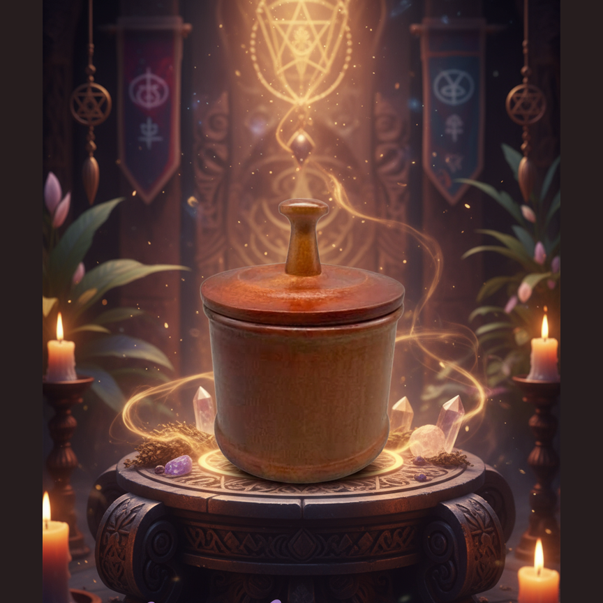 Luxurious Sanctuary Wooden Jar