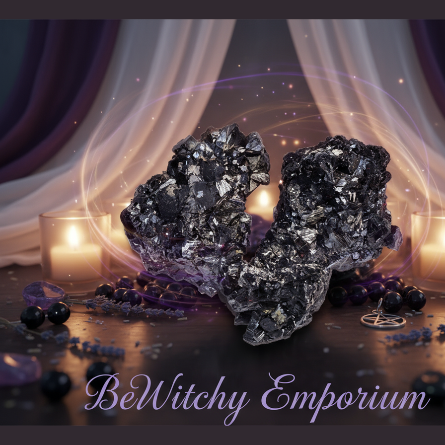 Raw Black Tourmaline Chunks - Luxurious Sanctuary