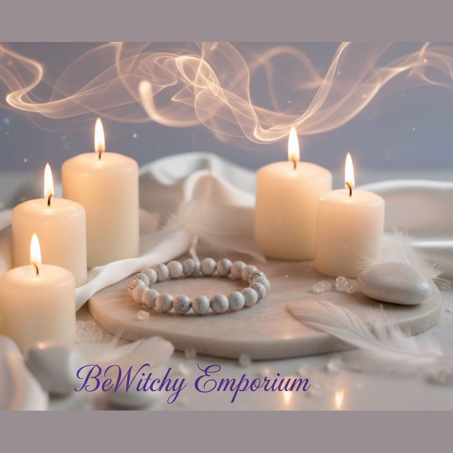 White Howlite Bracelet - Luxurious Sanctuary