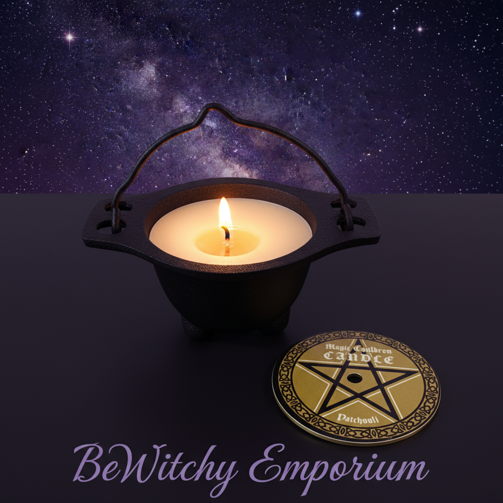 Altar Candle Holder Set - Mystical Starry Night