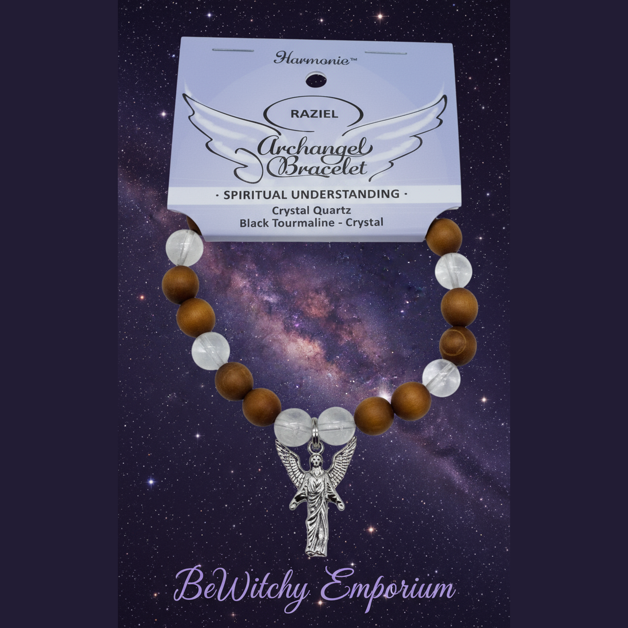 Archangel Raziel Bracelet - Mystical Starry Night