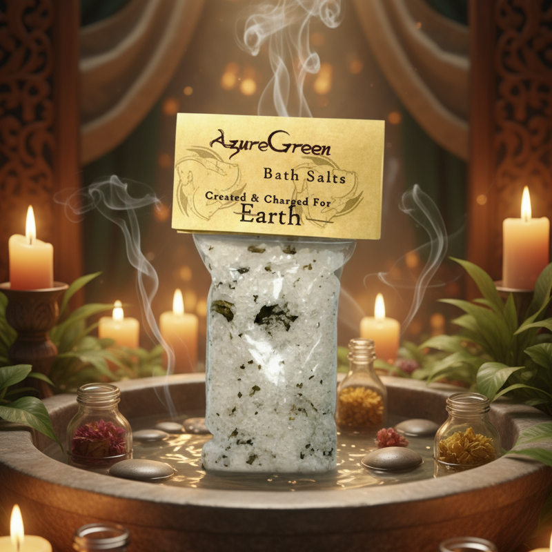 Azure Green Bath Salts - Luxurious Sanctuary