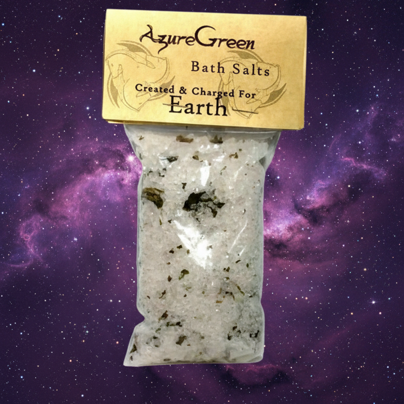 Azure Green Bath Salts - Mystical Starry Night