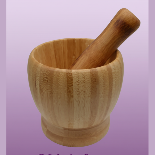BeWitchy Emporium - Bamboo Mortar and Pestle Professional