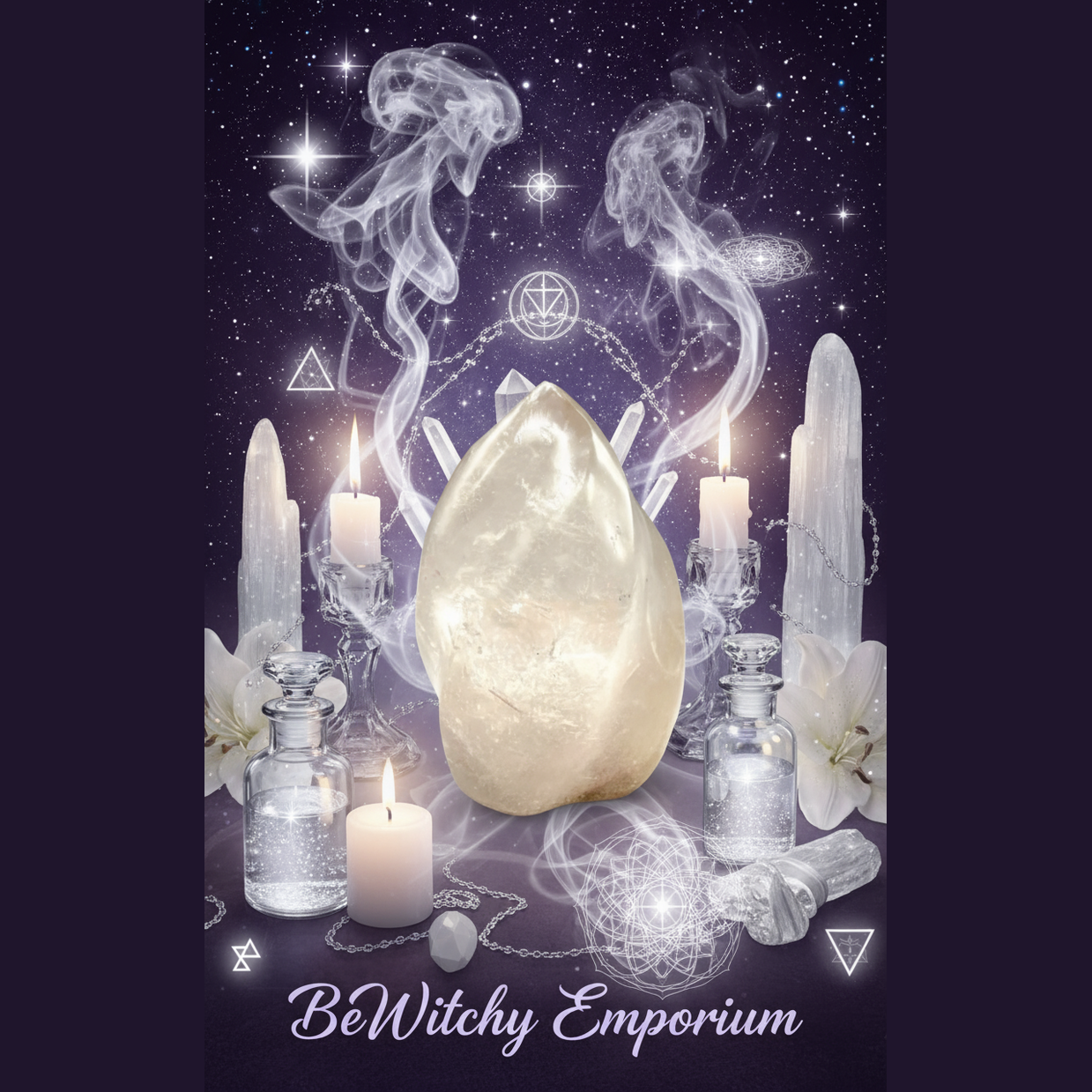 BeWitchy Emporium - Clear Quartz Point Mystical