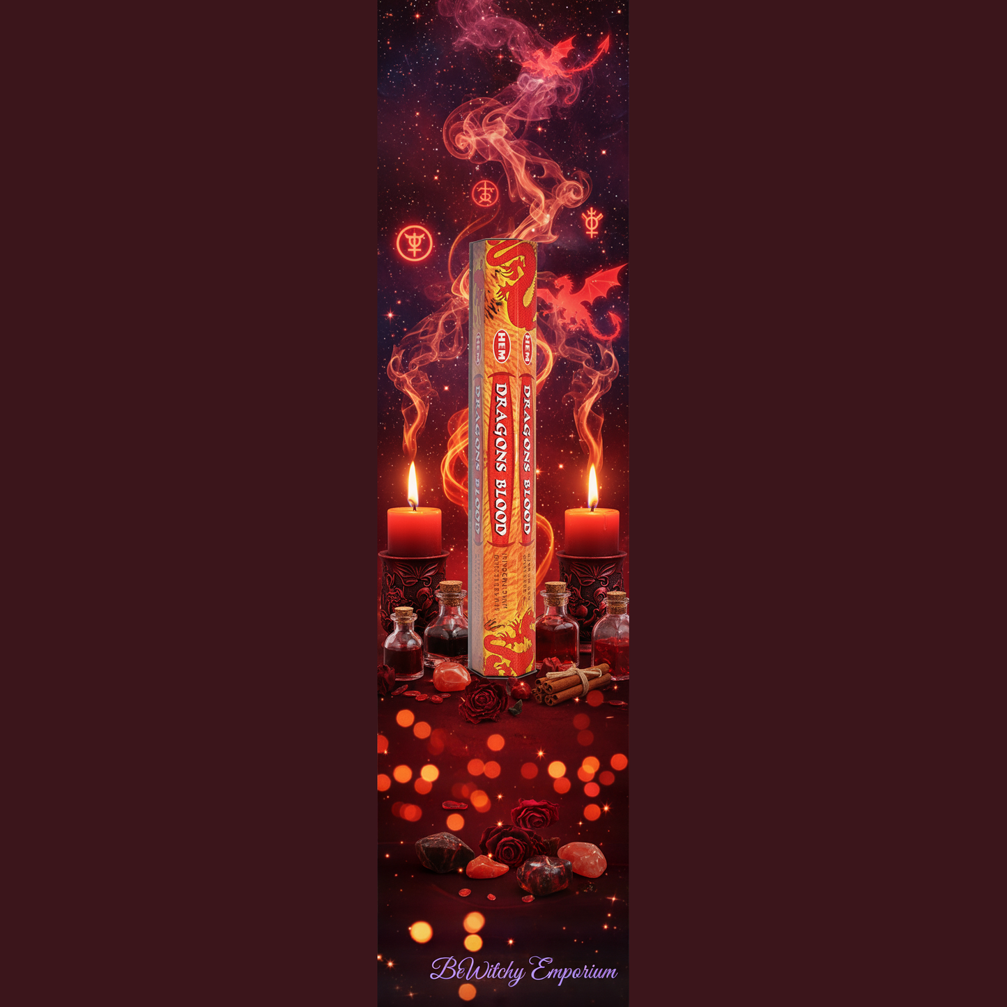BeWitchy Emporium - Dragon's Blood Incense Mystical