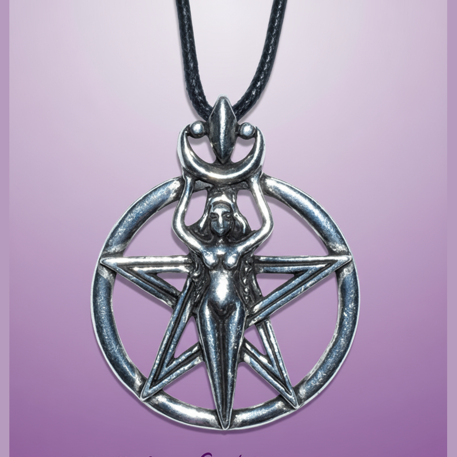 BeWitchy Emporium - Goddess Pentacle Pendant Professional
