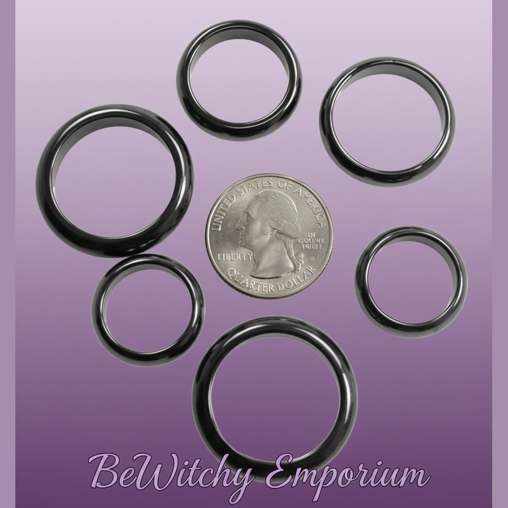 BeWitchy Emporium - Hematite Rings Professional