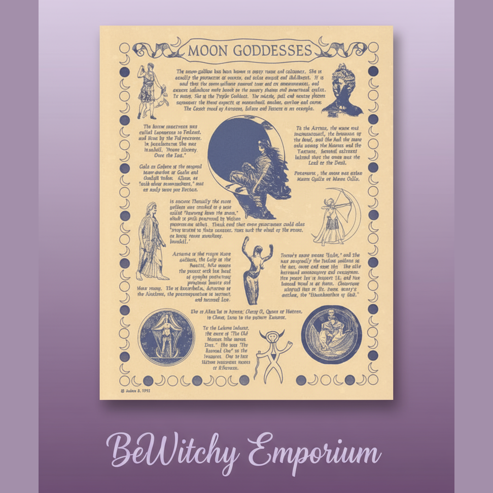 BeWitchy Emporium - Moon Goddesses Poster Professional