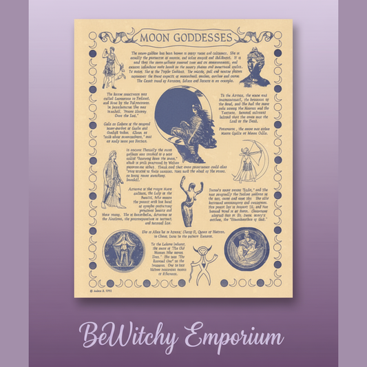 BeWitchy Emporium - Moon Goddesses Poster Professional