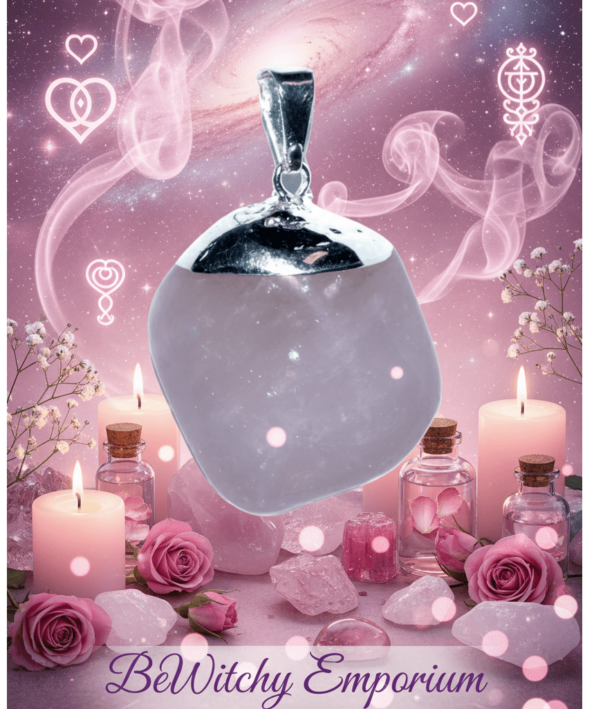 BeWitchy Emporium - Rose Quartz Pendant Mystical