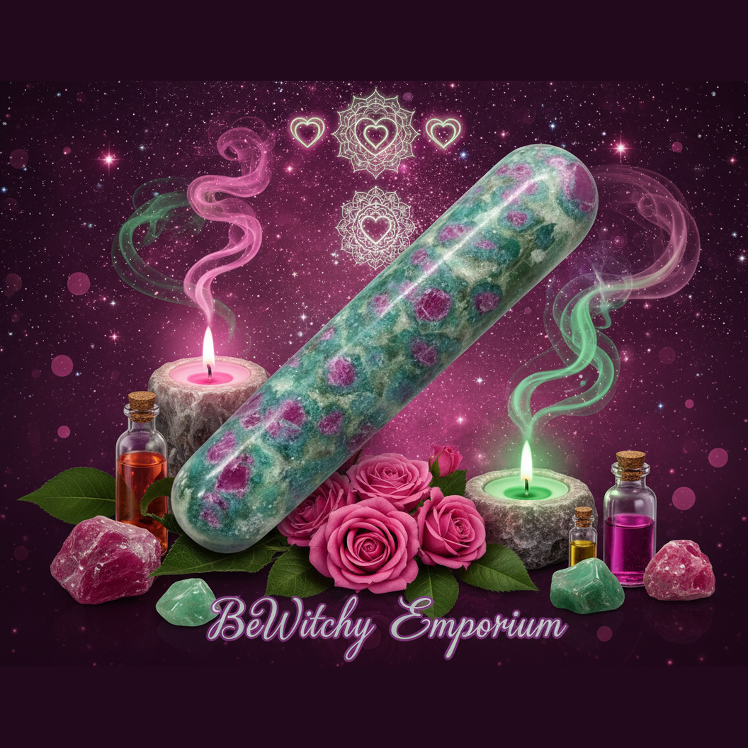 BeWitchy Emporium - Ruby Fuchsite Wand Mystical