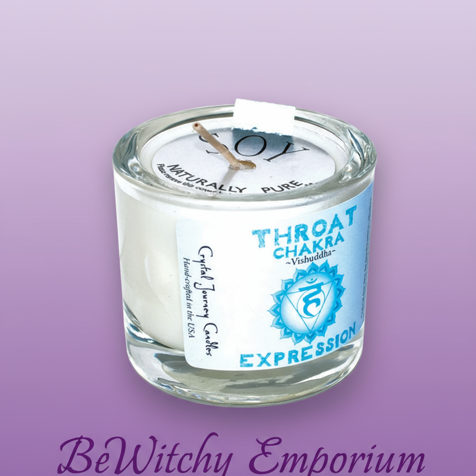 BeWitchy Emporium - Throat Chakra Candle Professional