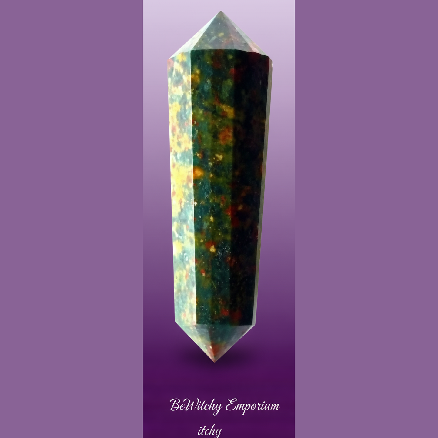 Bloodstone Crystal Point - Professional Style