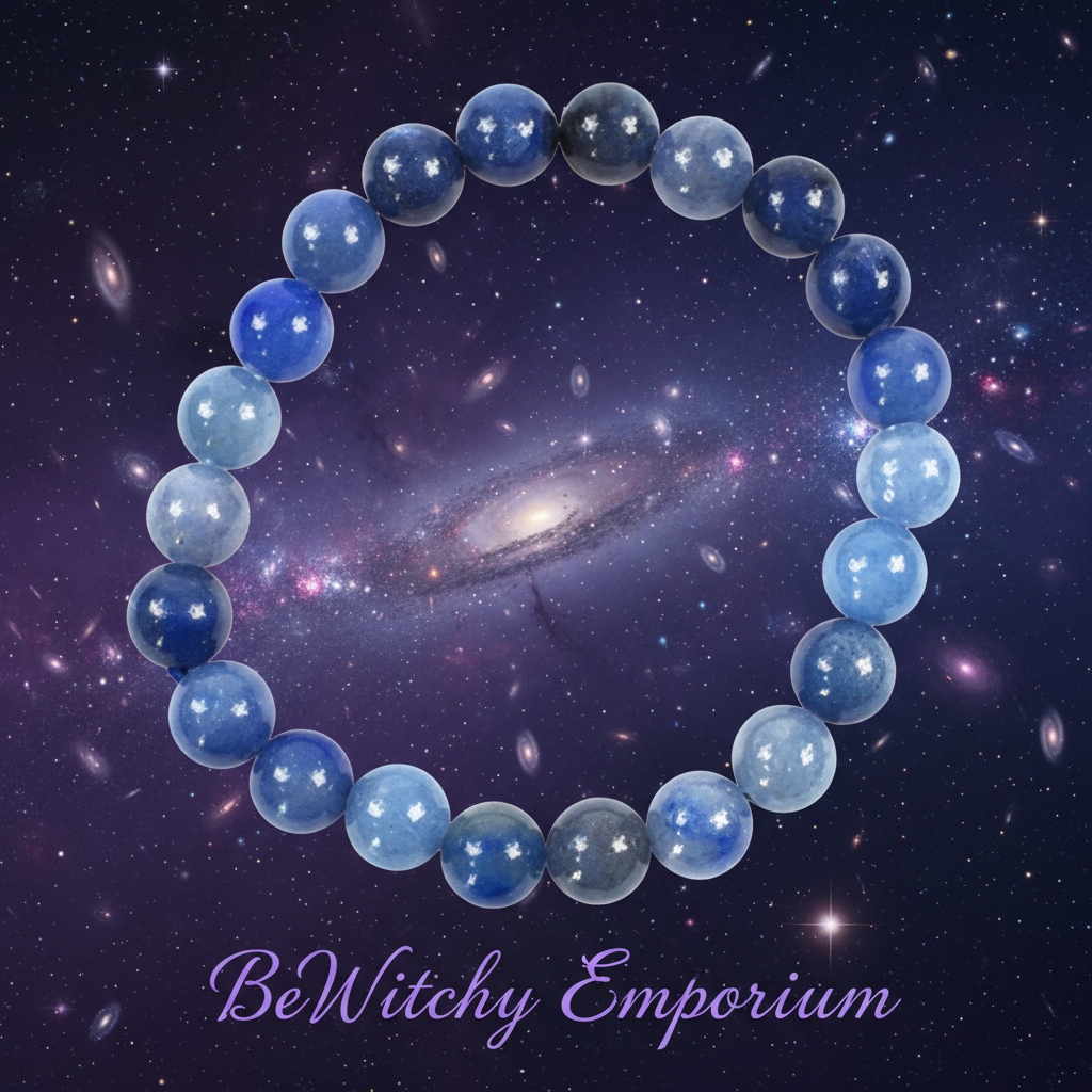 Blue Aventurine Bracelet - Mystical Starry Night
