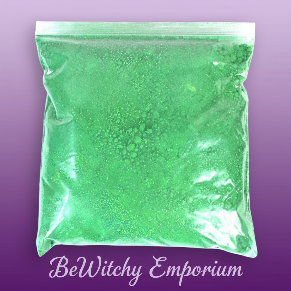 Bright Green Glitter - Professional Style