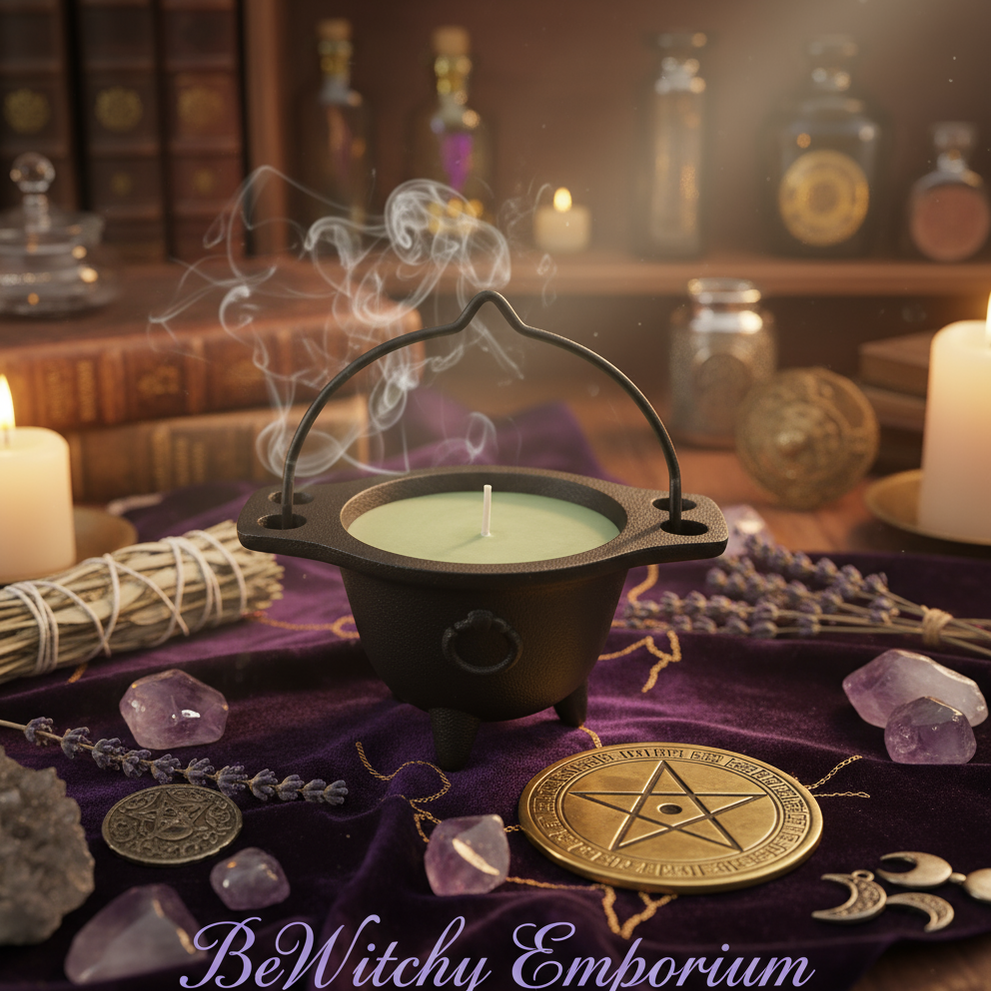 Cast Iron Cauldron Candle Set - Luxurious Sanctuary