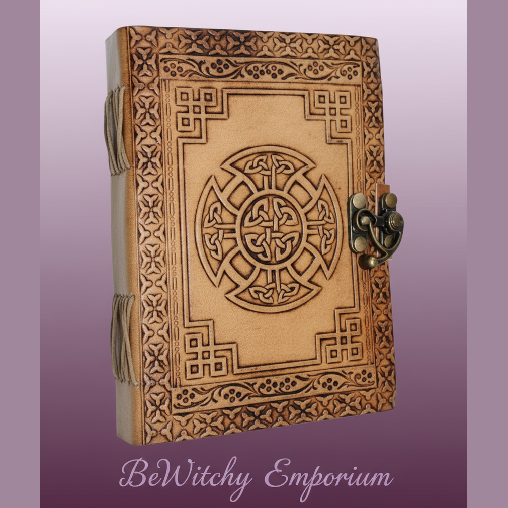 Celtic Leather Journal - Clean Professional