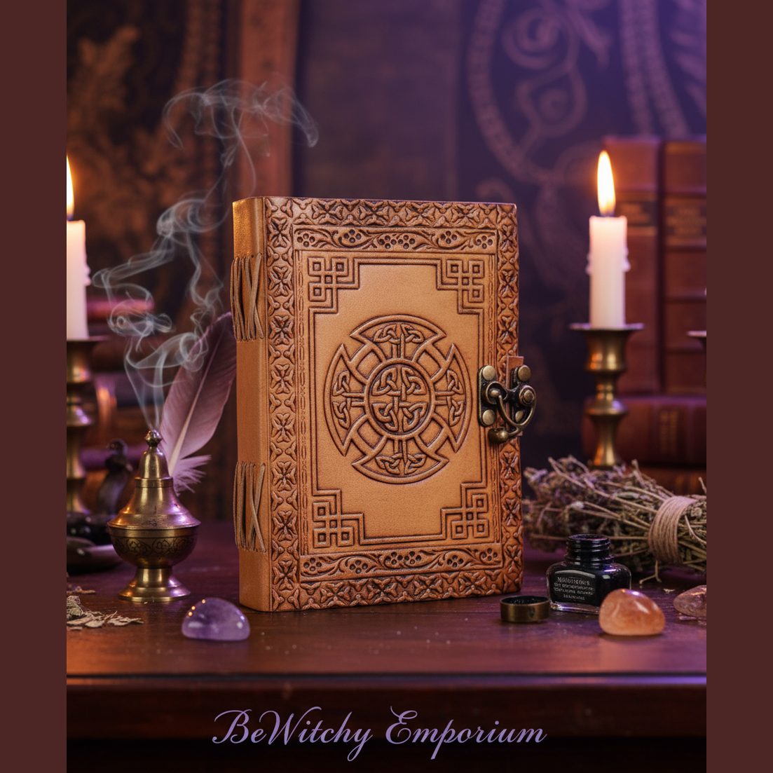 Celtic Leather Journal - Luxurious Sanctuary