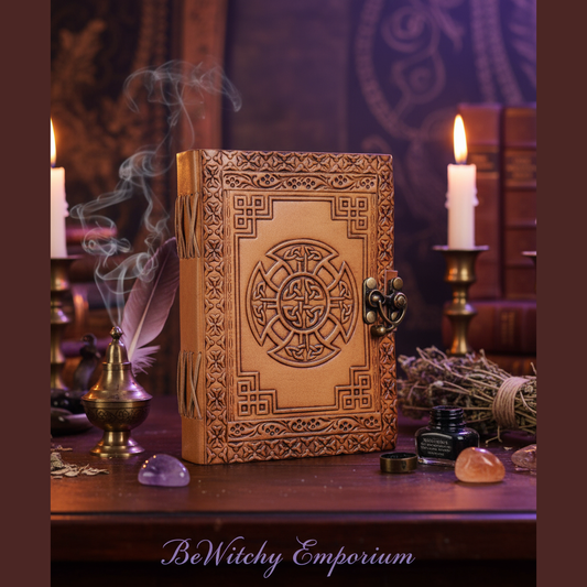 Celtic Leather Journal - Luxurious Sanctuary