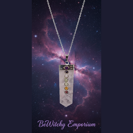 Chakra Crystal Pendant - Mystical Starry Night