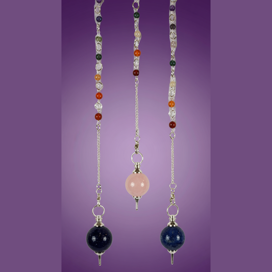 Chakra Pendulums Set - Clean Professional