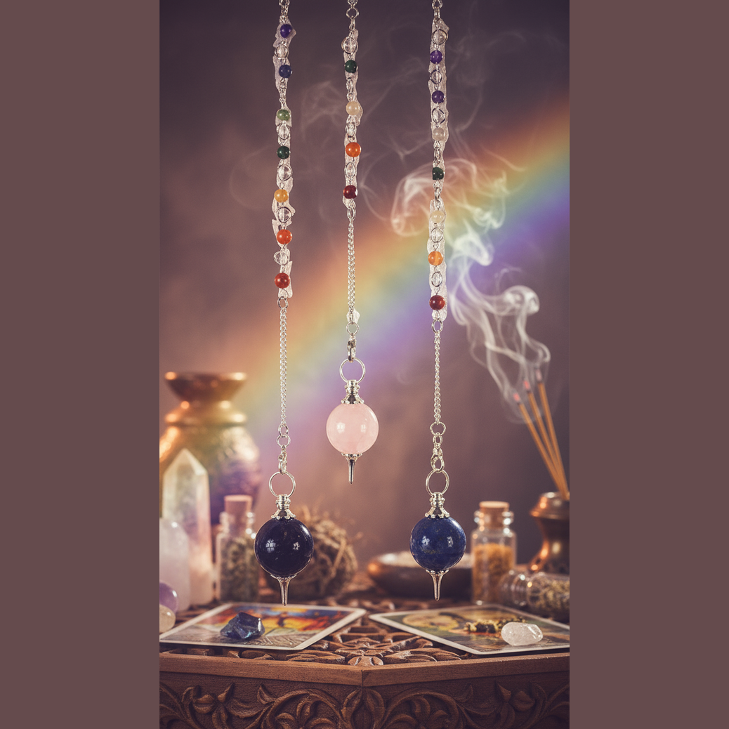 Chakra Pendulums Set - Luxurious Sanctuary