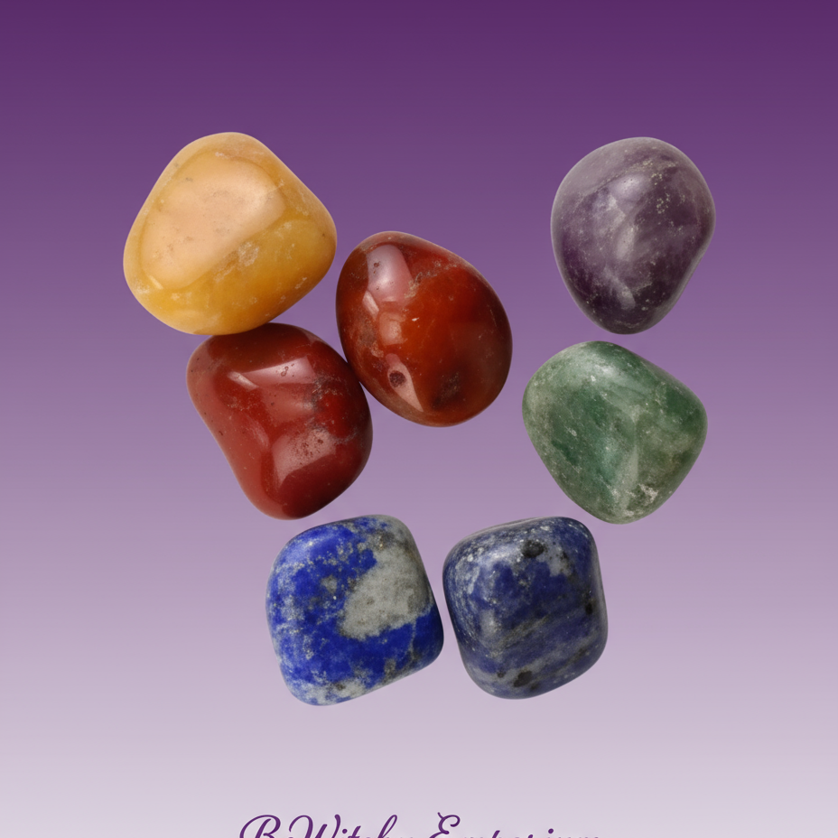 Chakra Stones - Purple Gradient