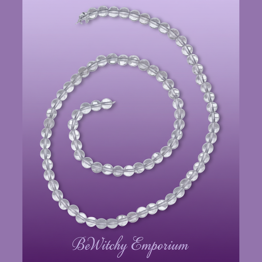 Clear Quartz Bead Necklace - Professional Style