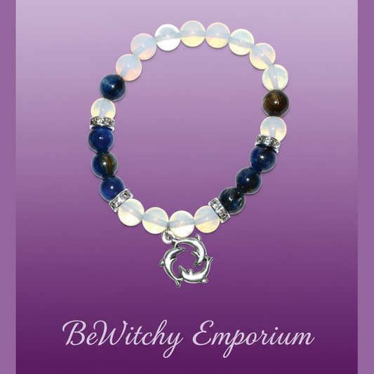 Crystal Bracelet with Dolphin Charm - Professional Style