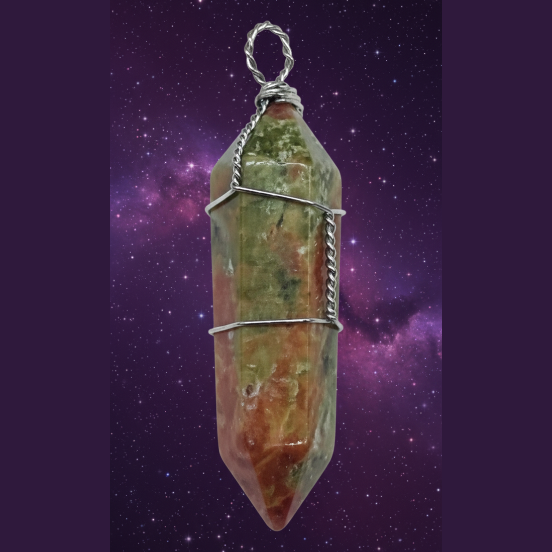 Crystal Pendant - Mystical Starry Night