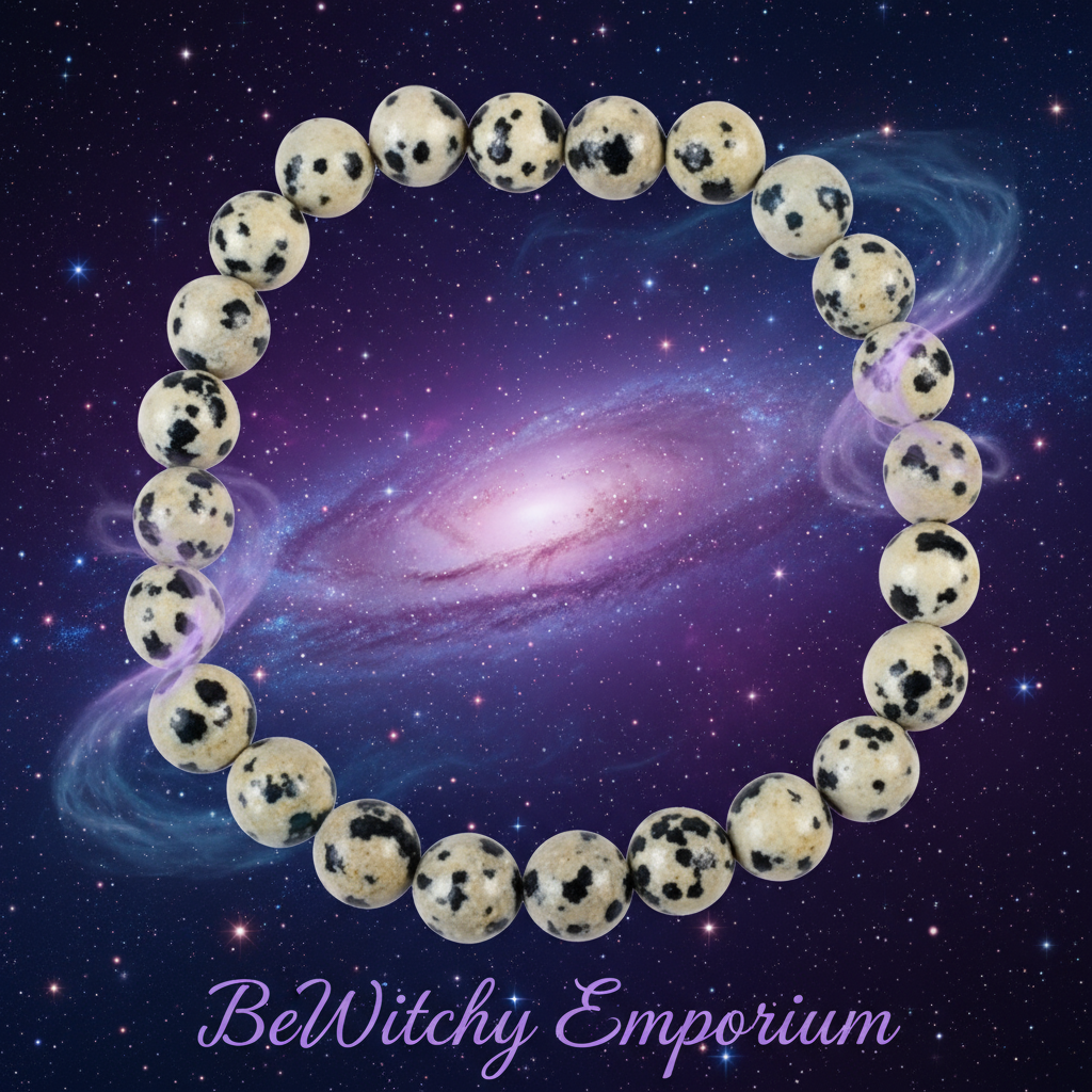 Dalmatian Jasper Bracelet - Mystical Starry Night