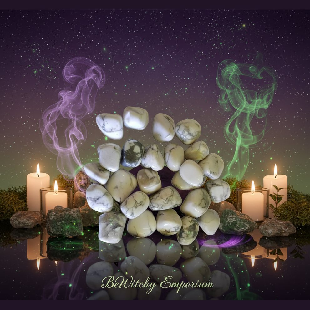 Dendritic Opal Tumbled Stones - Mystical Altar Style